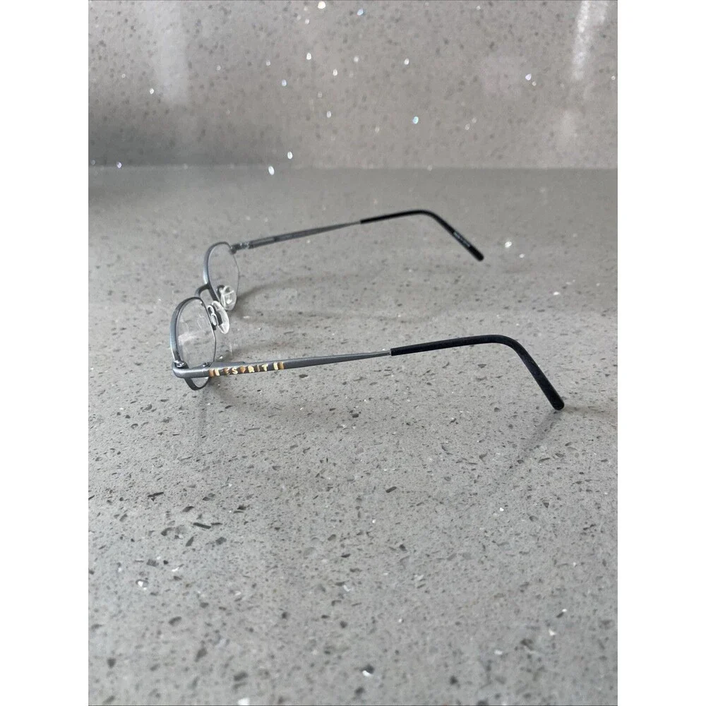 Espirit ET9300 Eyeglasses Frames ONLY Black Youth Silver Flexhinge 44-17-125